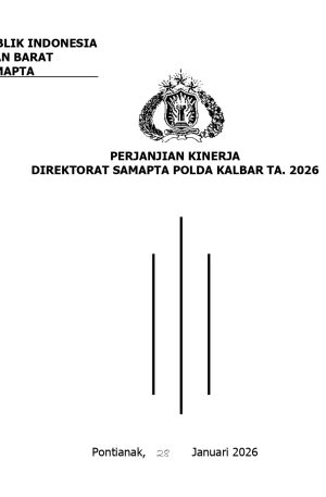 Perjanjian Kinerja Ditsamapta 2026